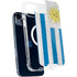 Uraguay Flag Distressed iPhone 15 Plus MagSafe Case